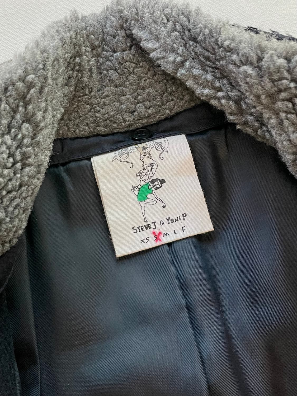 스티브제이앤요니피 STEVE J & YONI P SJYP 더블 코트 자켓 상품이미지3