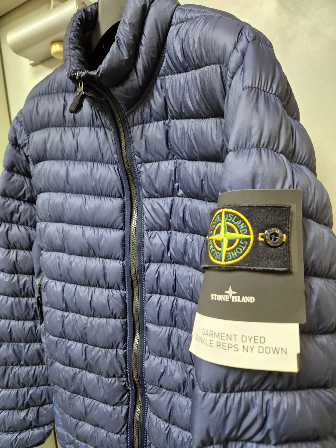 스톤아일랜드 / 크링클랩스 경량패딩 / 네이비 S (95)정품 상품이미지2