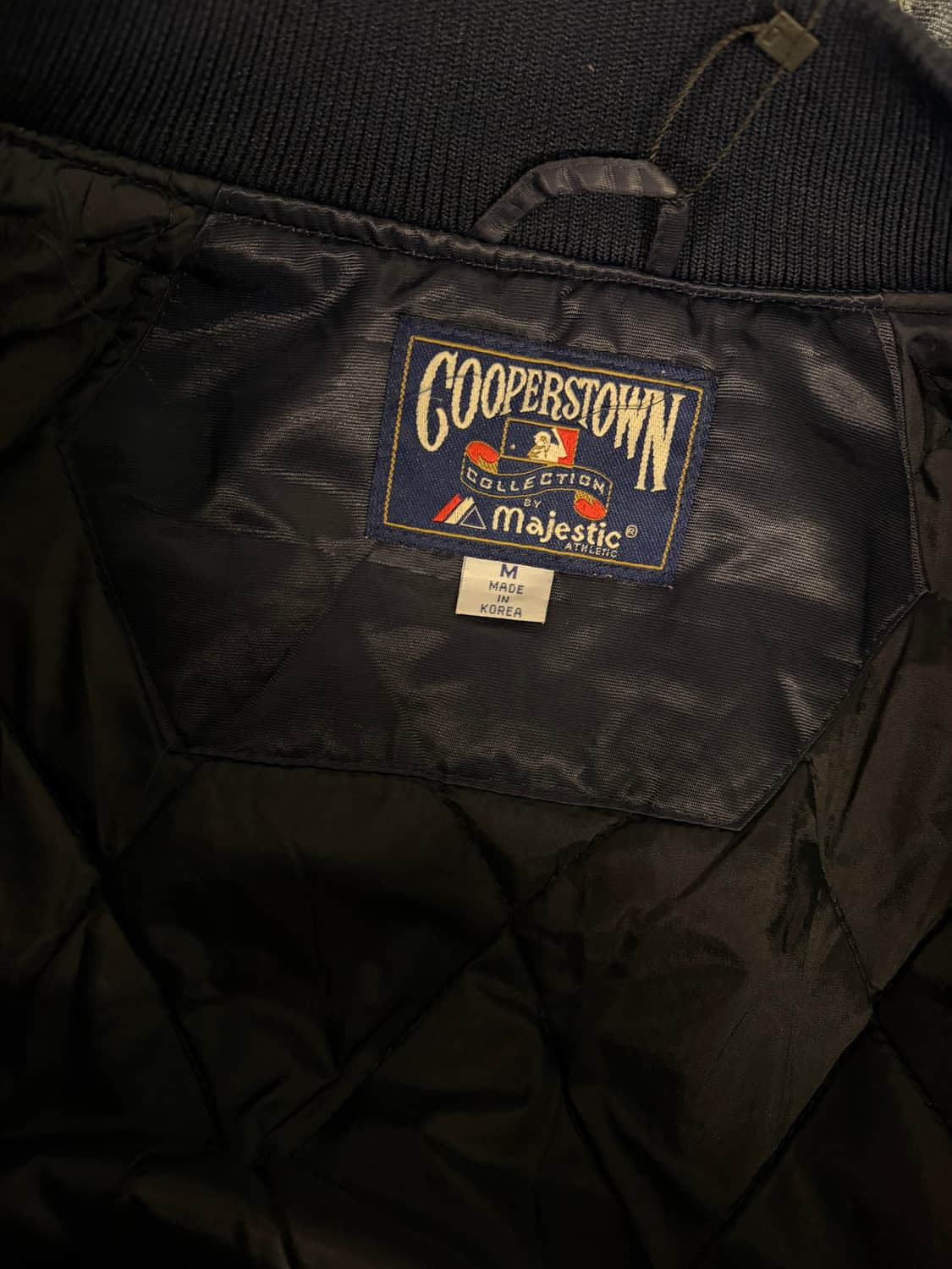 (정품/M)마제스틱 뉴욕 양키스 바시티 자켓a1 상품이미지4