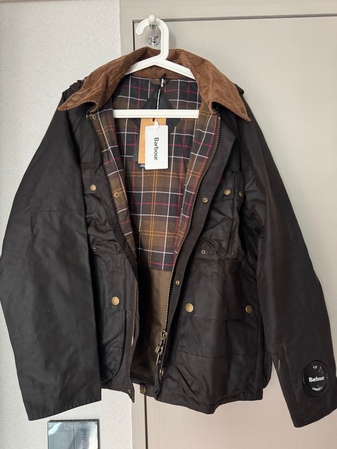 cp 컴퍼니 바버 콜라보 왁스자켓 새상품 상품이미지1