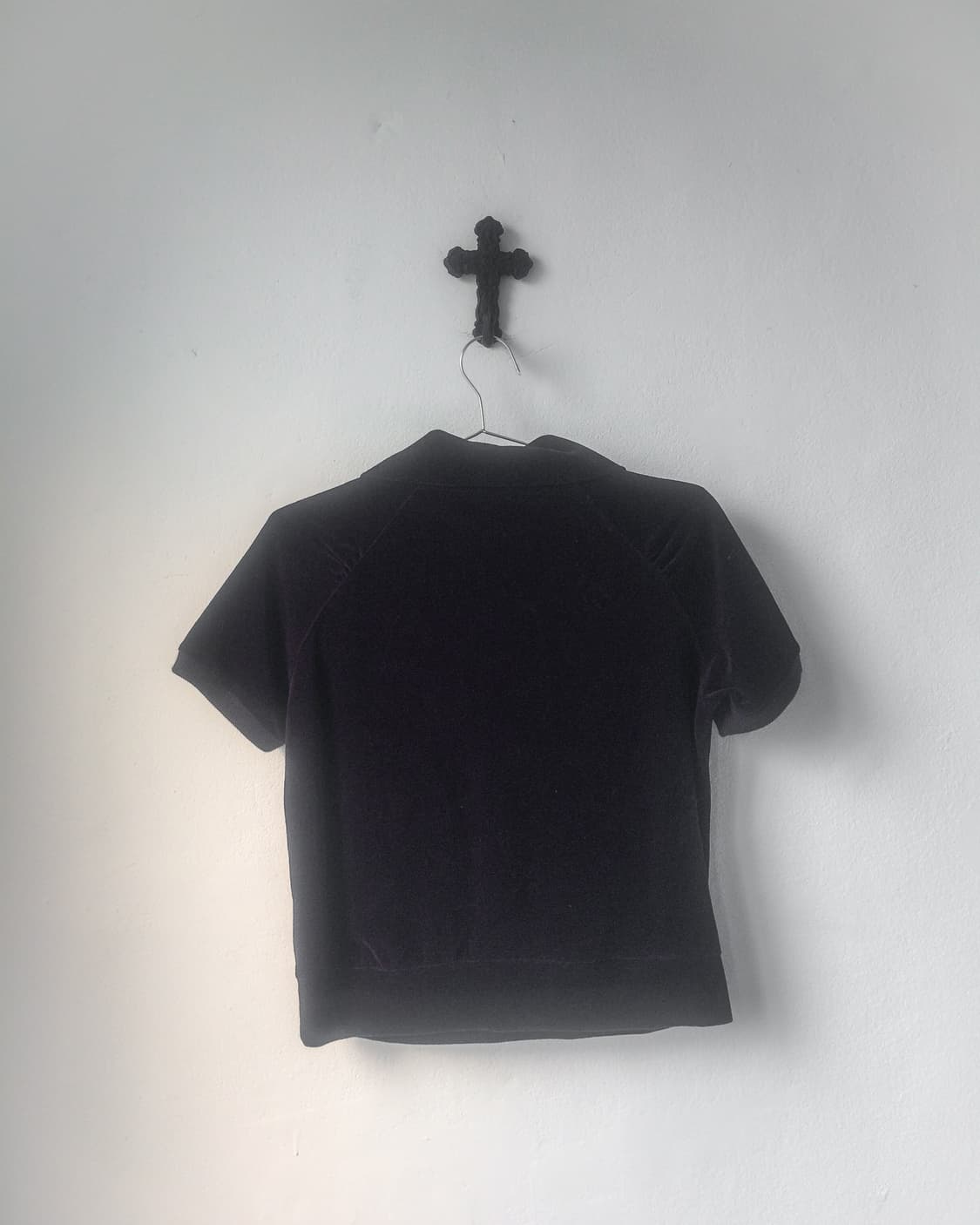 Velvet high neck top 상품이미지4