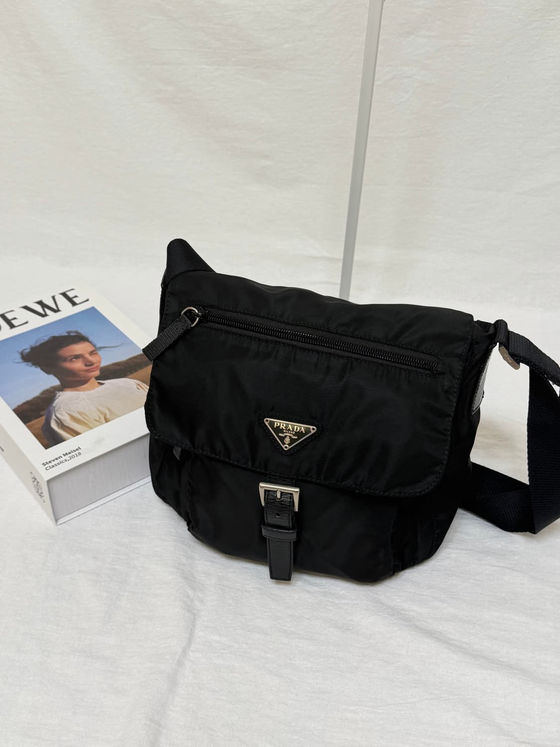 정품 프라다 포코노 나일론 메신저백 크로스백 숄더백 주우재백 상품이미지9