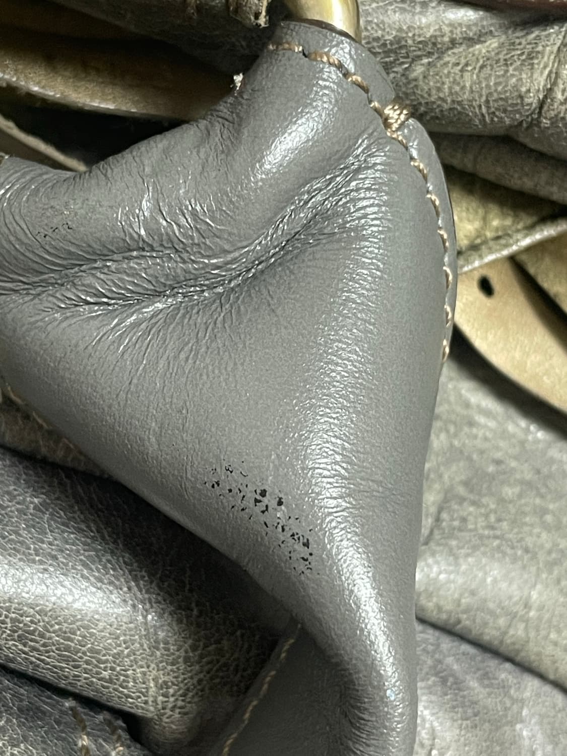 끌로에 그레이 도트백 패딩턴백 상품이미지7