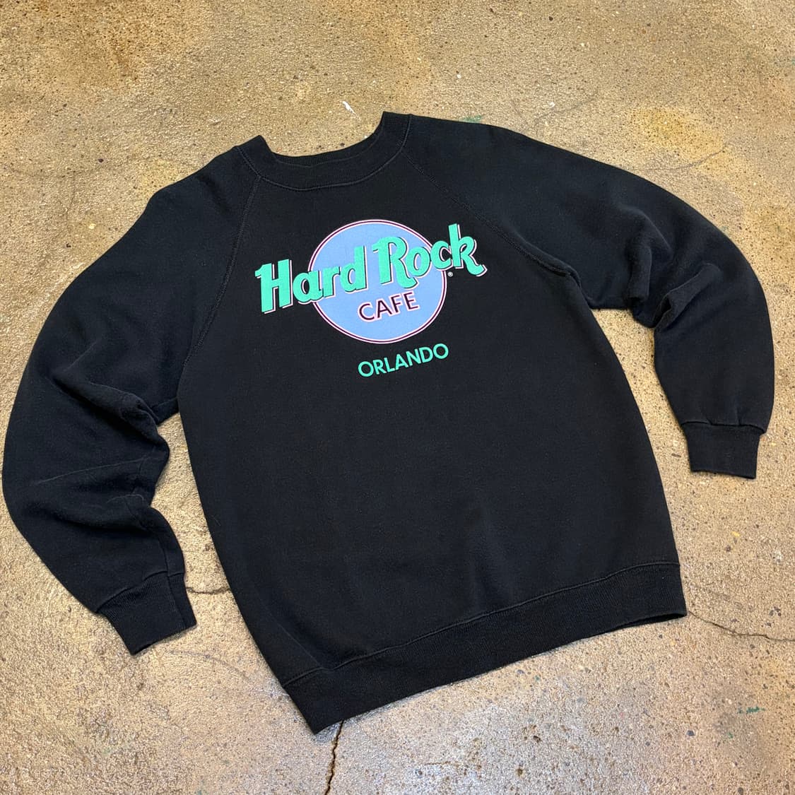 90s Made in USA 미국 빈티지 헤인즈 x하드락카페 맨투맨 상품이미지2