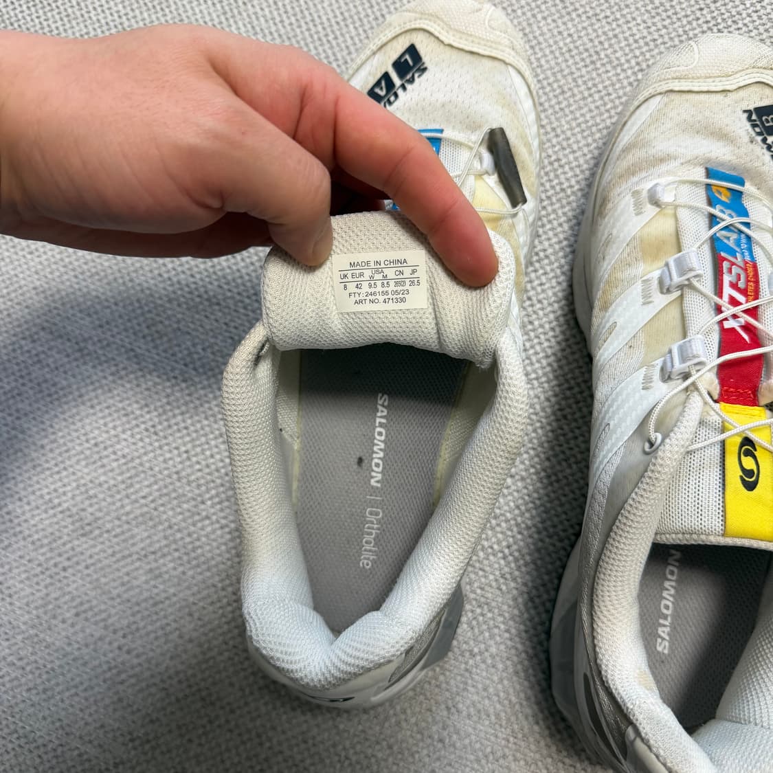 살로몬 XT-4 화이트 루나 록 상품이미지4