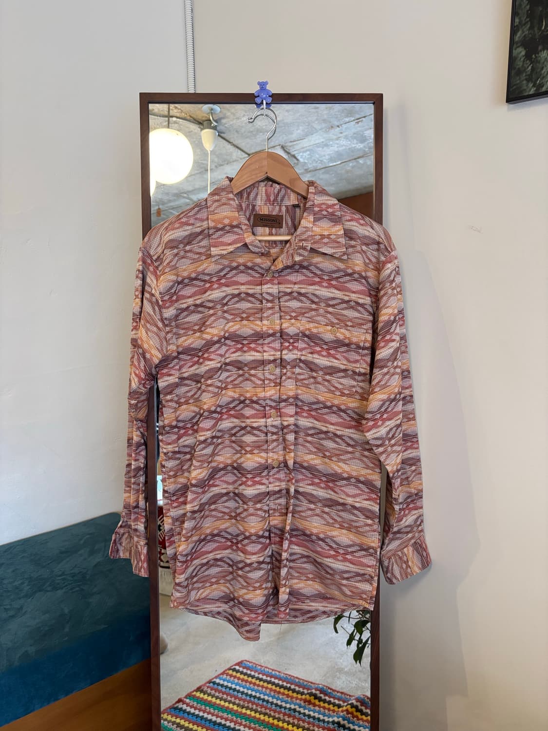 미쏘니 패턴 셔츠 상품이미지2
