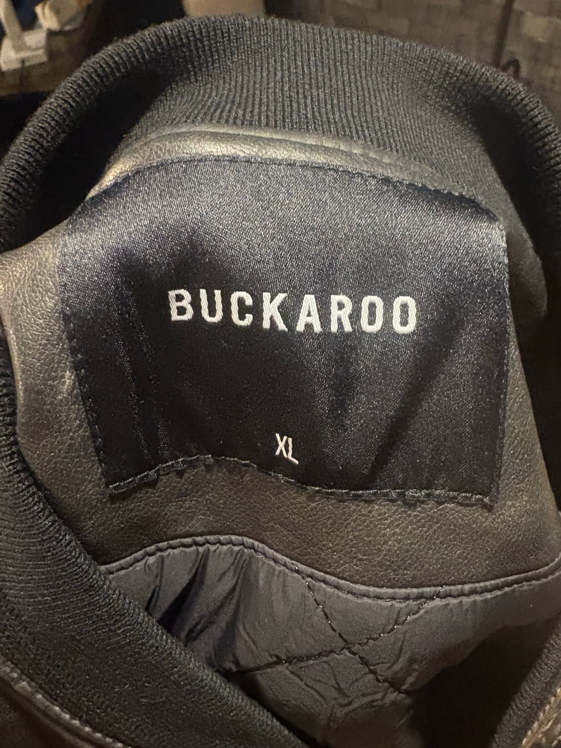 [새상품/XL] 버커루 가죽 항공점퍼 상품이미지6