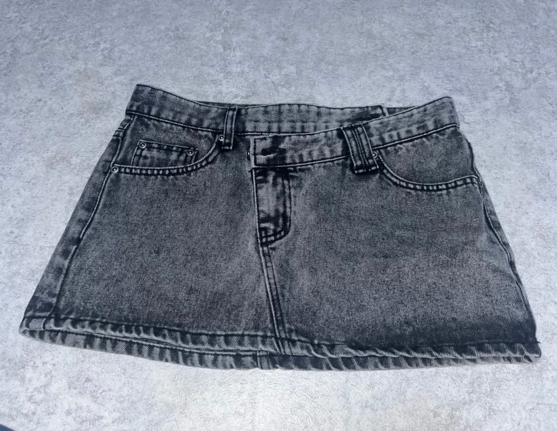 보헤미안서울 흑청 스커트 상품이미지2