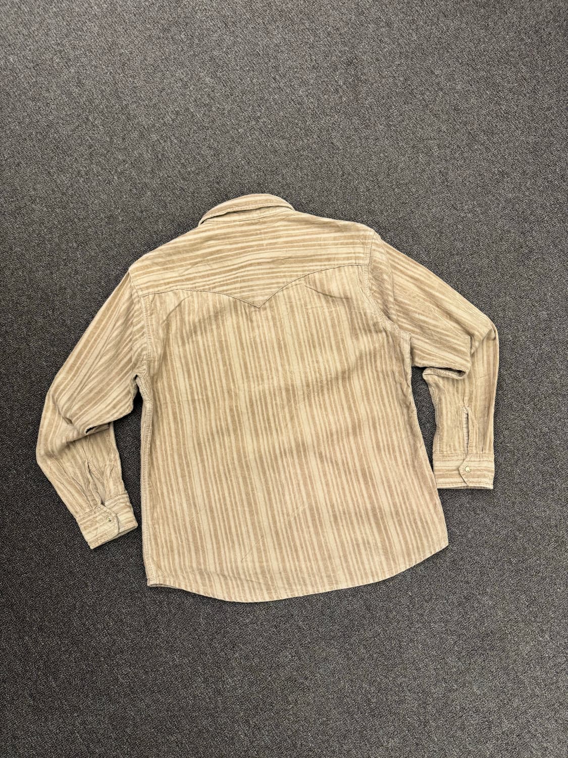L)컨버스 빈티지 코듀로이 베이지 웨스턴셔츠 자켓 상품이미지5