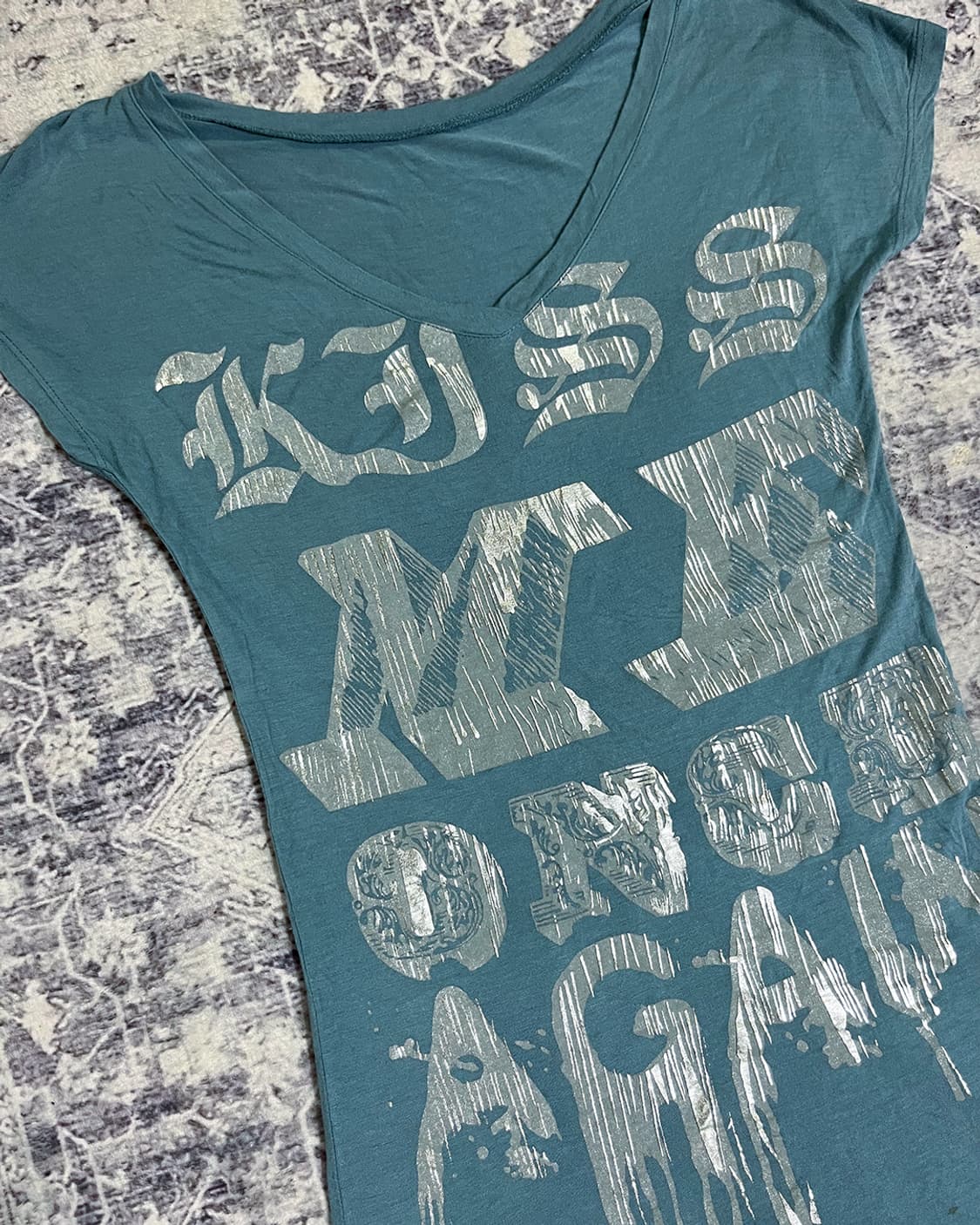 00‘s Silver Shadow Off-Shoulder T-shirts 상품이미지5