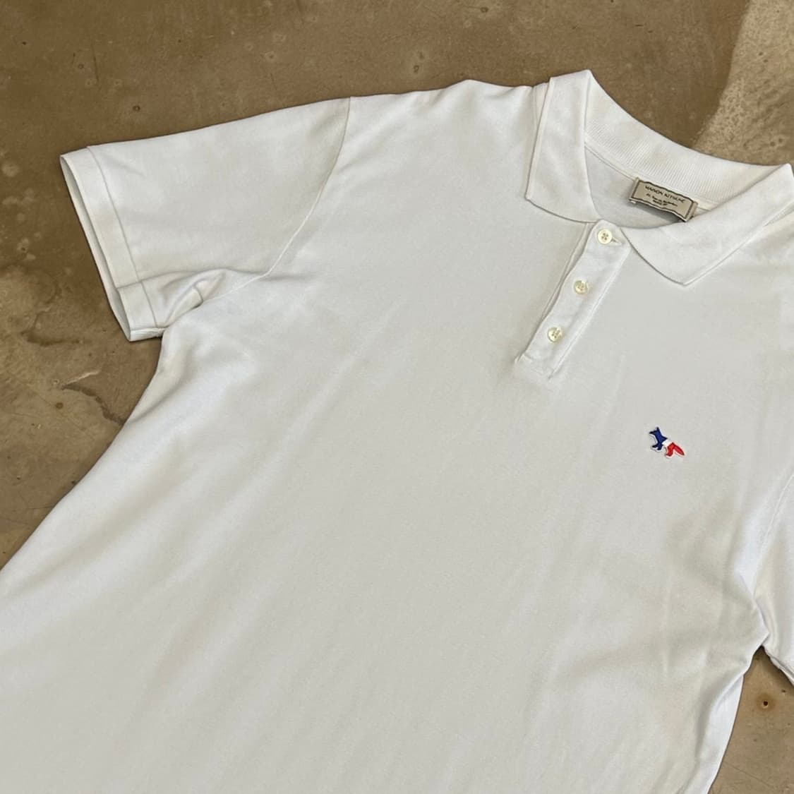 XL 메종키츠네 카라 반팔티 0331 상품이미지1