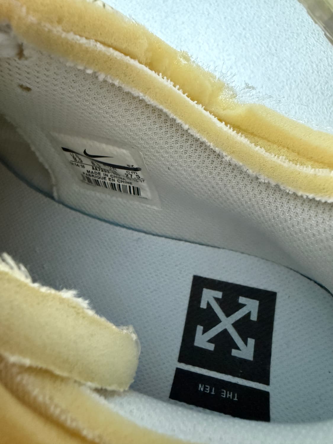 [275]나이키(NIKE) x 오프화이트(OFFWHITE) 맥스90 상품이미지10