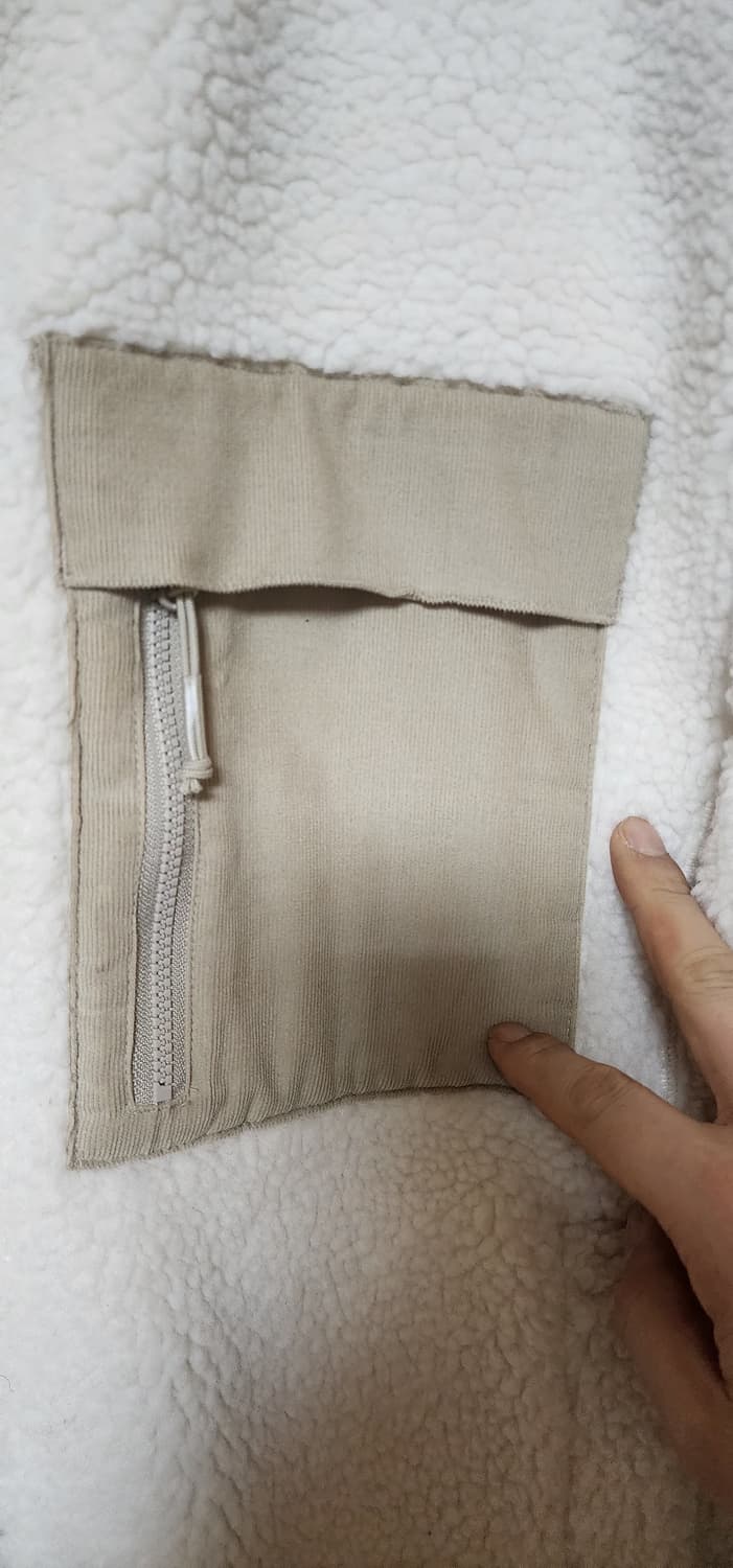 폴햄 남성 후리스 덤블목넥 점퍼패딩110 상태최상 상품이미지4