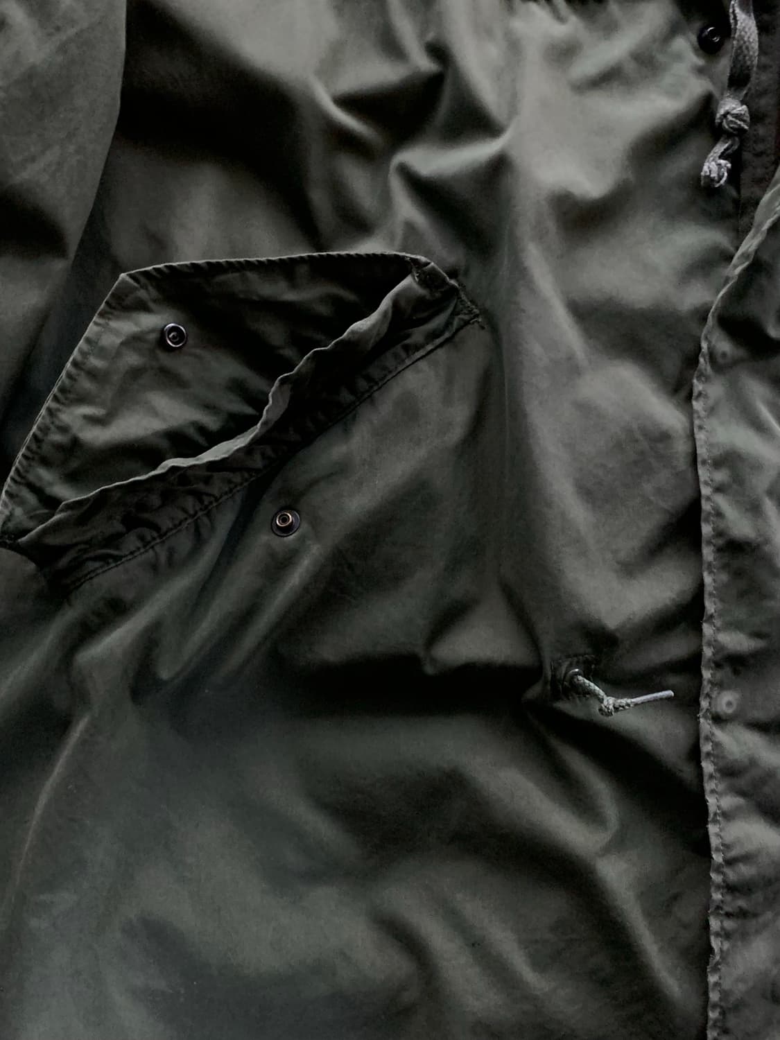 80s 미군 M65 피시테일 파카 아웃쉘 단품 상품이미지6