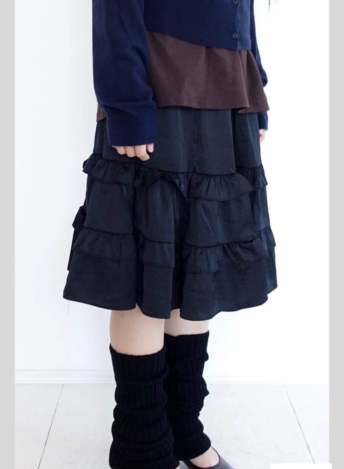 샵페어리 실키 프릴 스커트 상품이미지1