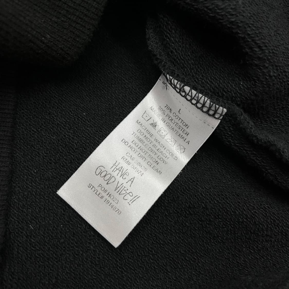 스투시 블랙 맨투맨 L 상품이미지7