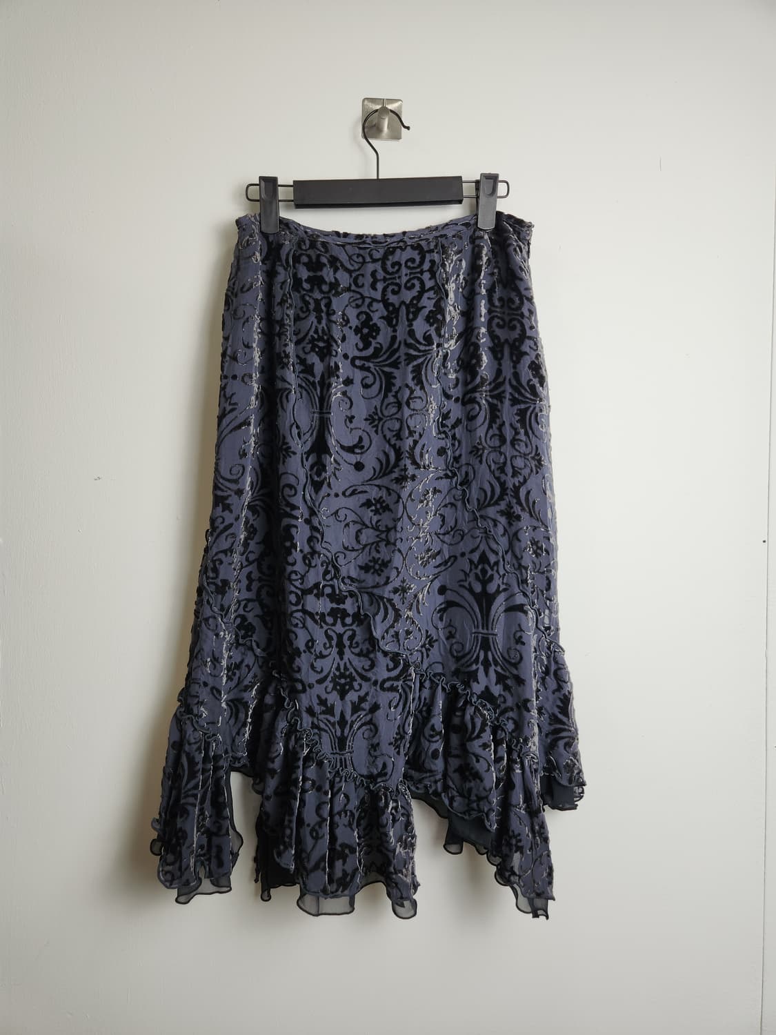 (KOOS)벨벳 러플 스커트 상품이미지5