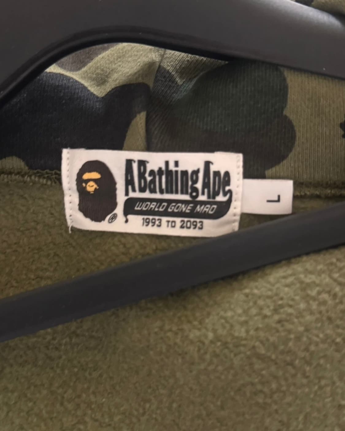 A Bathing Ape 카모 후드집업 L 상품이미지2