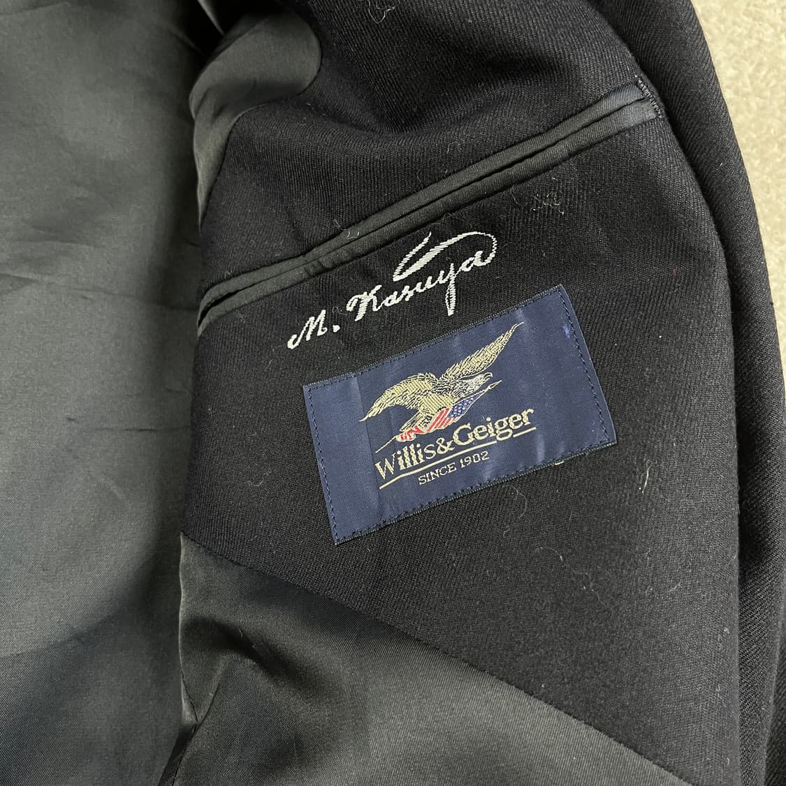 Willis & Geiger(윌리스앤가이거) 빈티지 금장자켓(실측확인) 상품이미지6