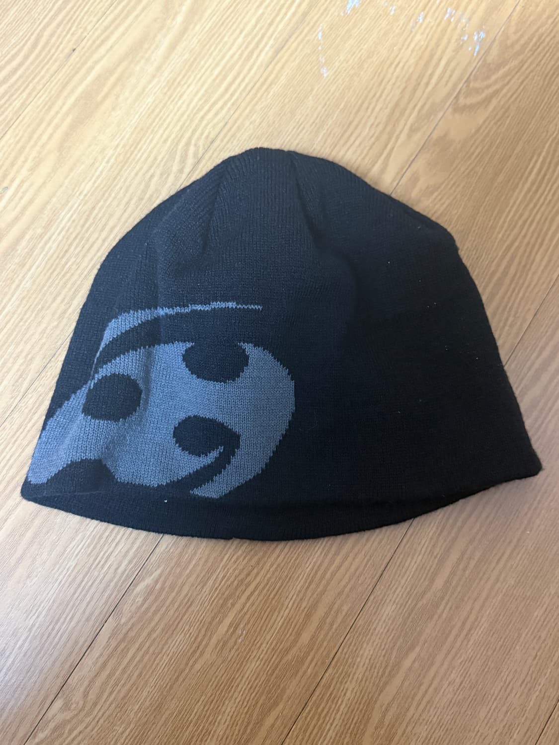 산산기어 로고 비니 블랙 24fw 상품이미지2