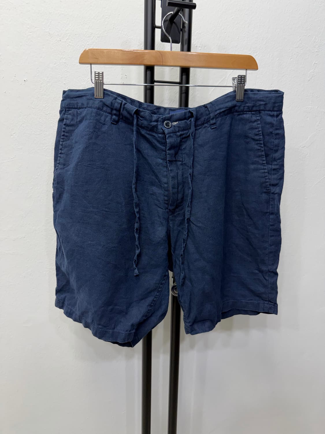 정품) GANT 간트 남성 네이비 린넨 반바지 XL(38인치) 상품이미지1