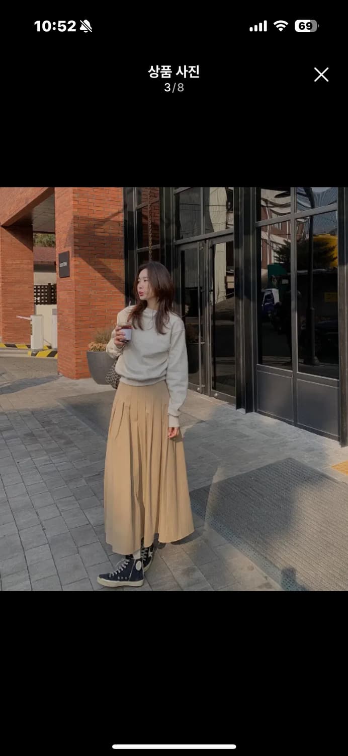 프로스트제이 비비 플레어 스커트 - 롱,S 상품이미지3