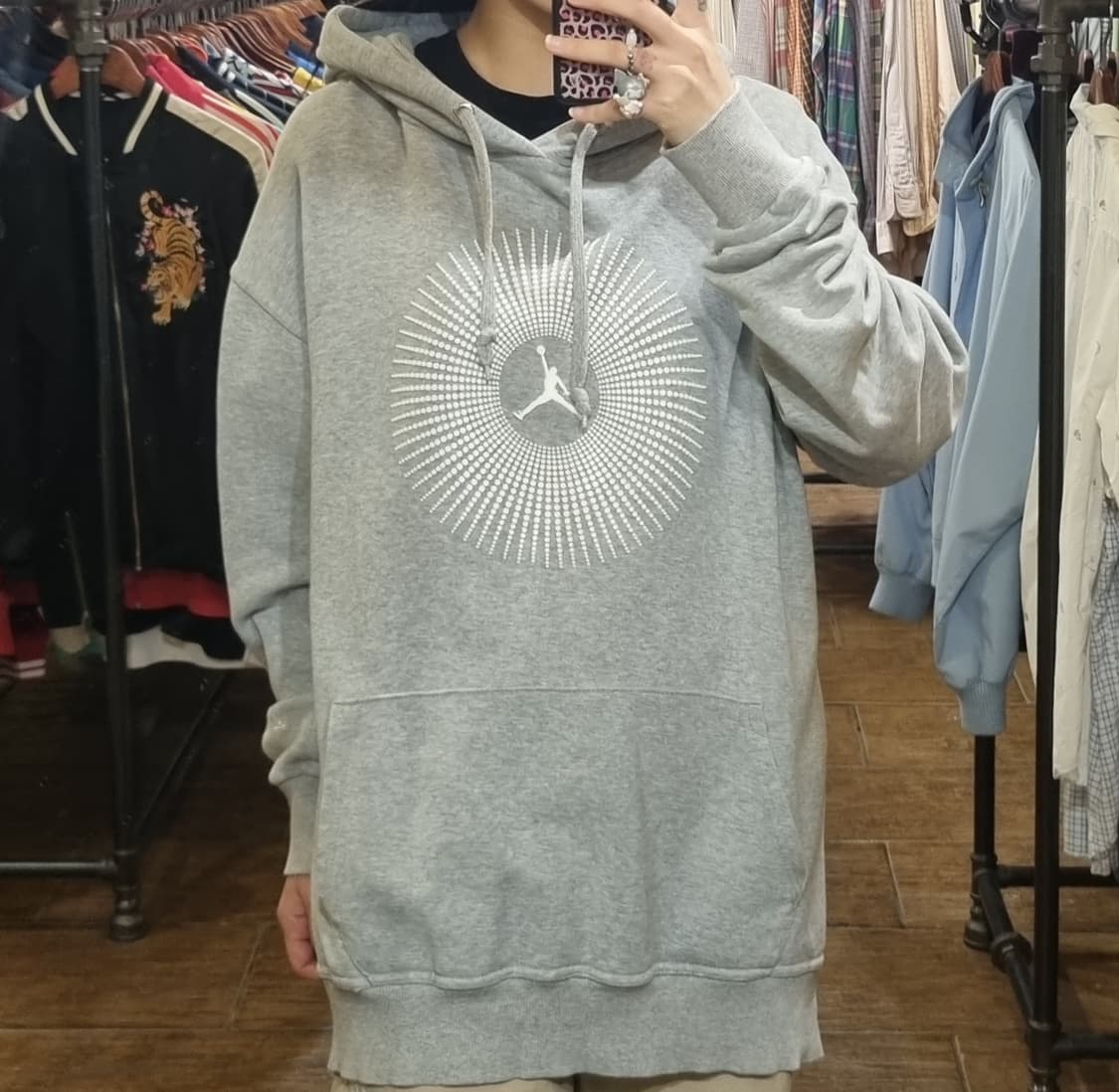 [Hi] nike 나이키 조던 후드티 그레이 상품이미지1