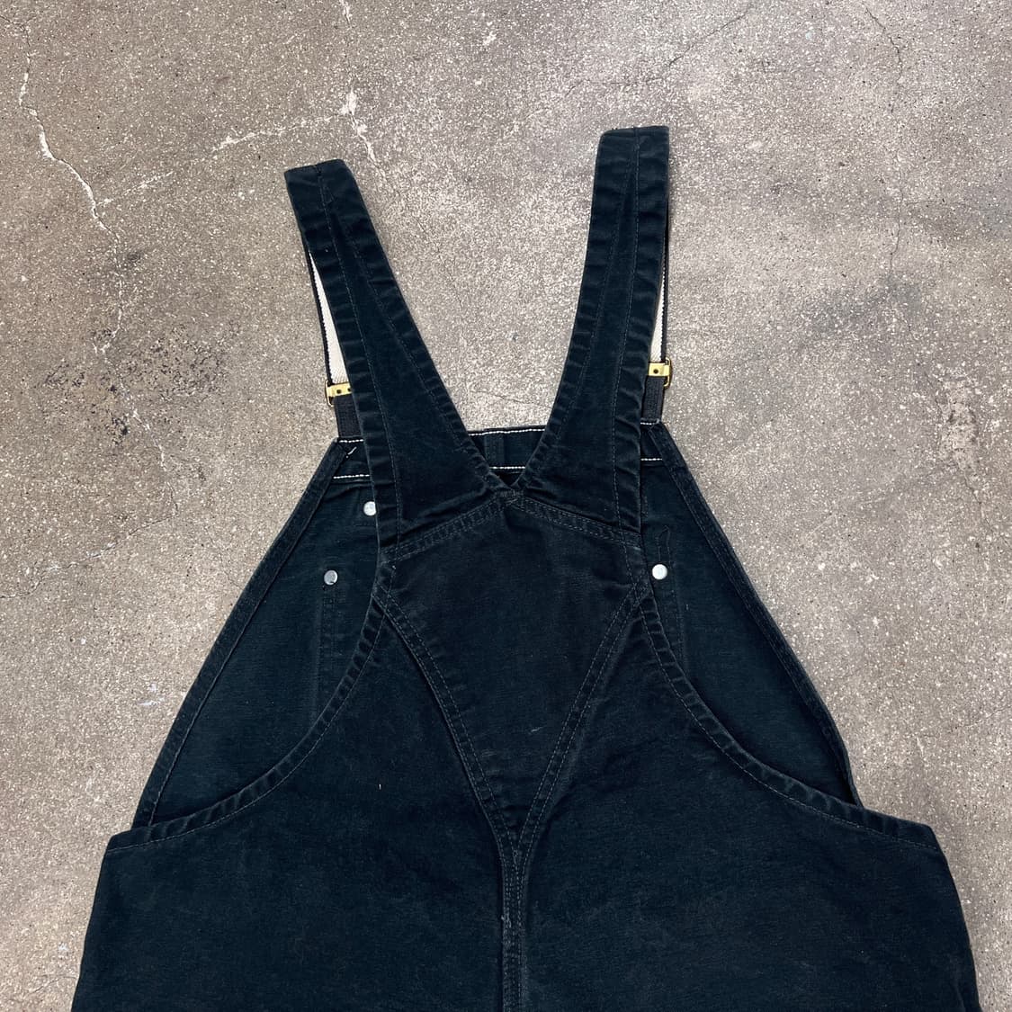 00‘s 칼하트 오버롤 R01 BLK 상품이미지6