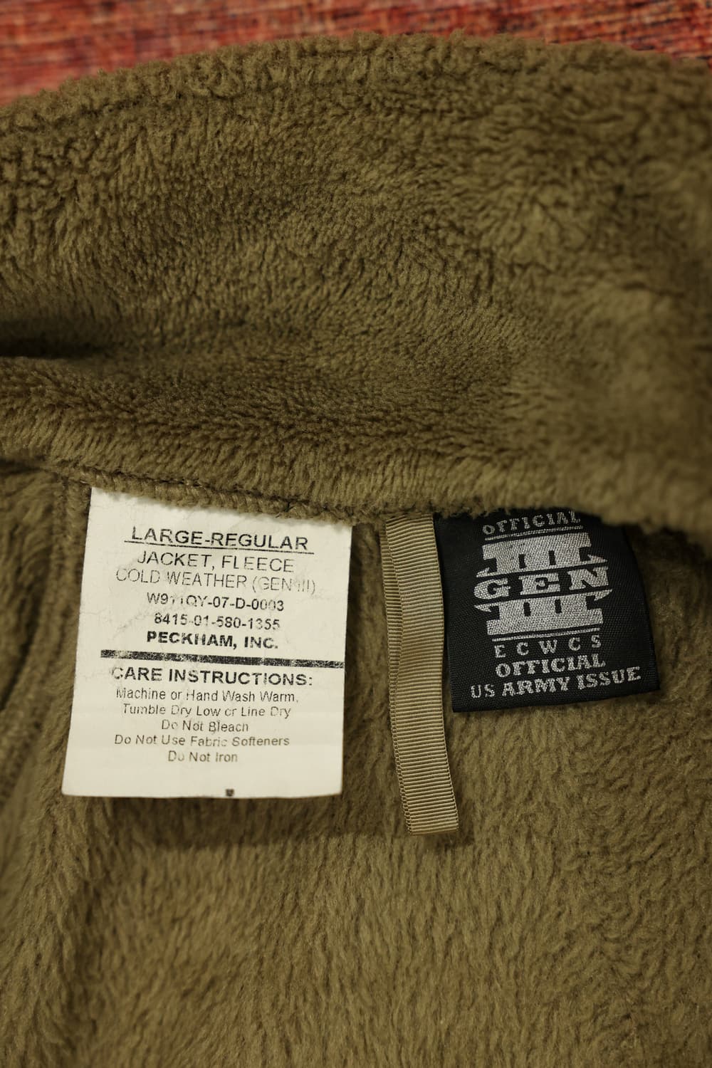 오리지널 밀리터리 ecwcs 폴라텍 후리스 판매 상품이미지7