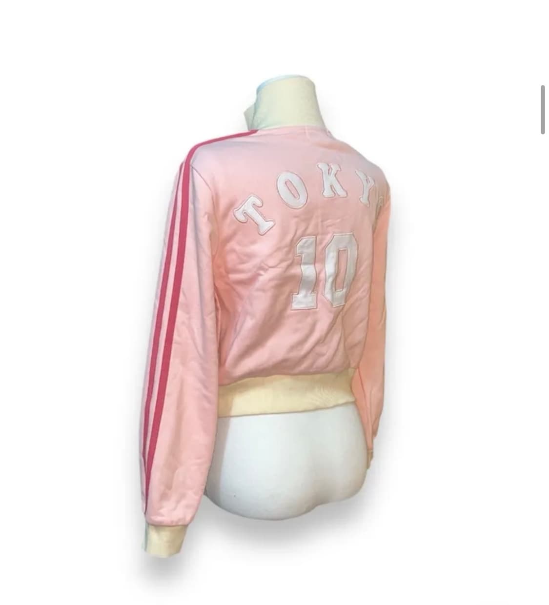 tokyo pink crop jeysey 도쿄 핑크 크롭 집업 상품이미지2