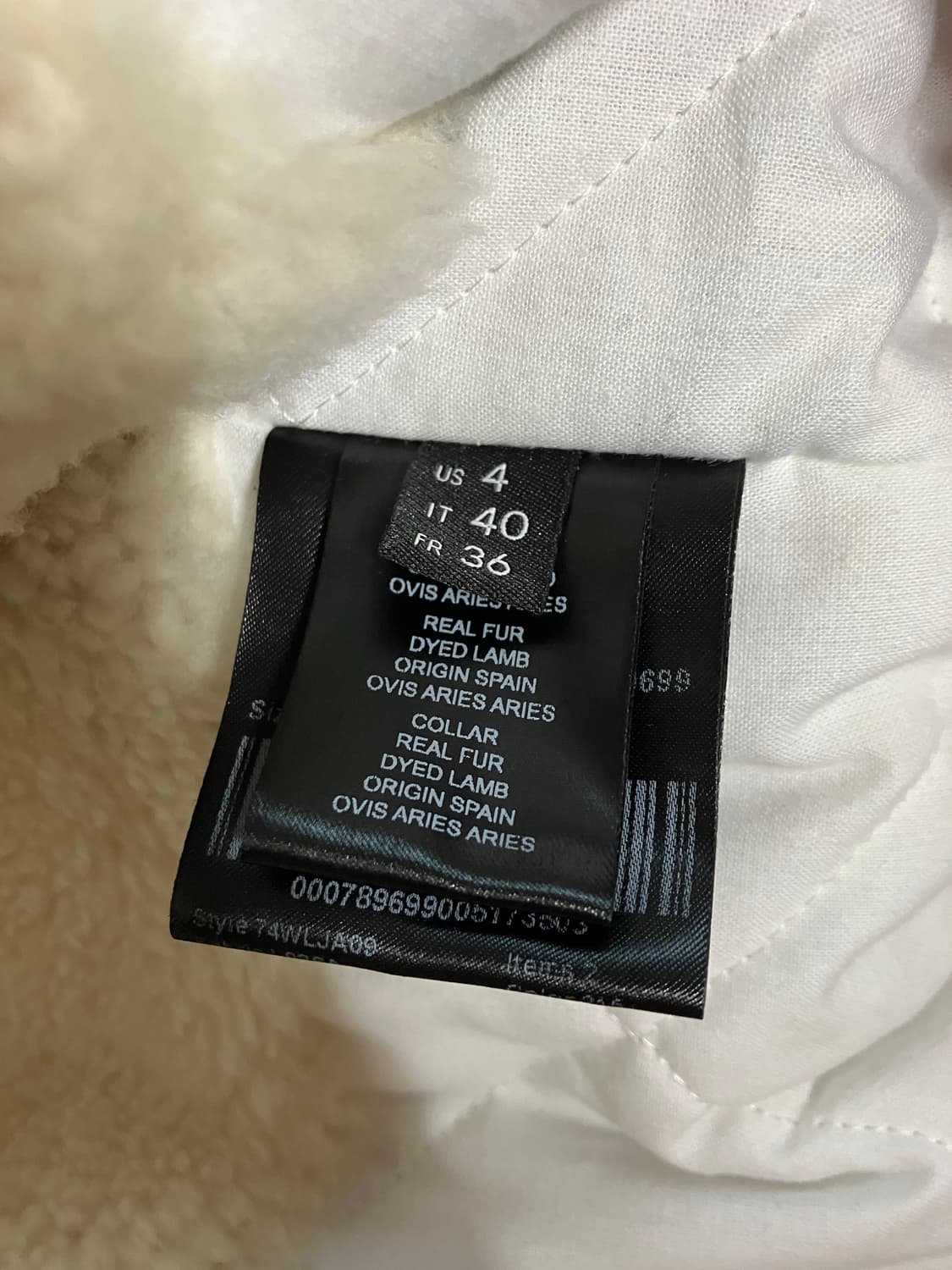 205w39nyc 무스탕 봄버 상품이미지7