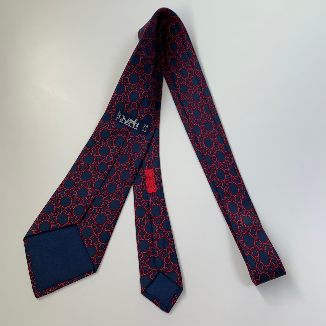 에르메스(HERMES) 명품 프랑스 100실크 클래식넥타이 A등급 상품이미지8