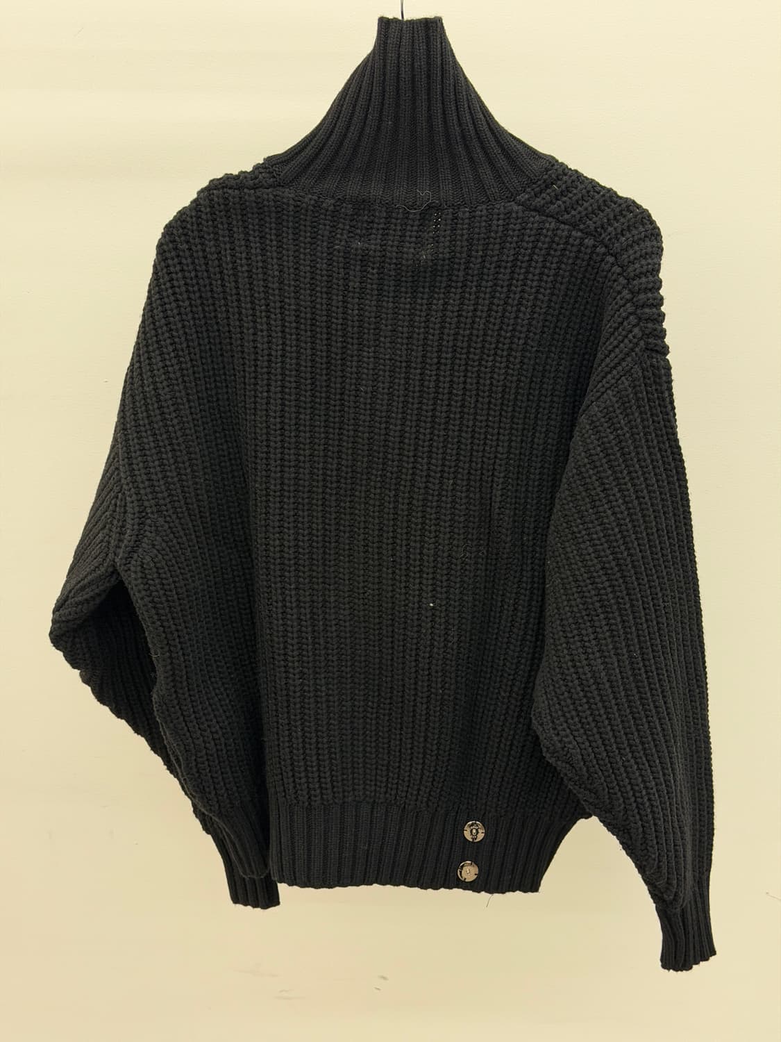 STU 하이넥 집업스웨터L(민트급) 상품이미지3