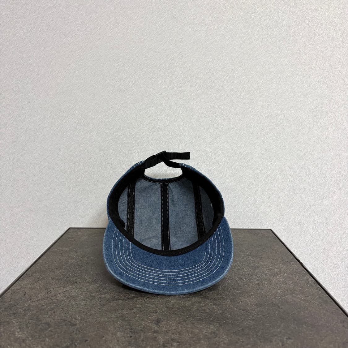 (OS) 슈프림 박스로고 캠프캡 모자 스티치 데님 상품이미지5