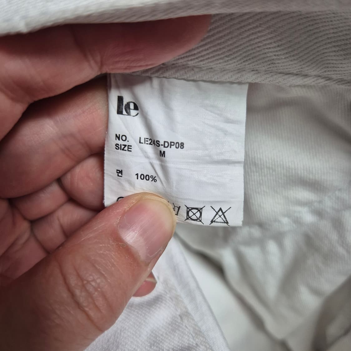 [M] LE(르) L'ESSENCE 와이드 데님 팬츠 상품이미지6
