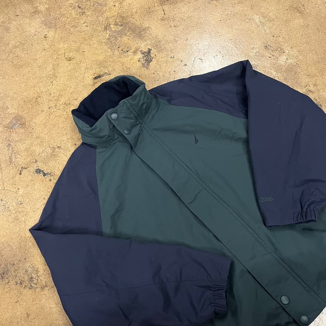 [정품] 노티카 네이비 그린 양면 바람막이 자켓 b14 상품이미지1