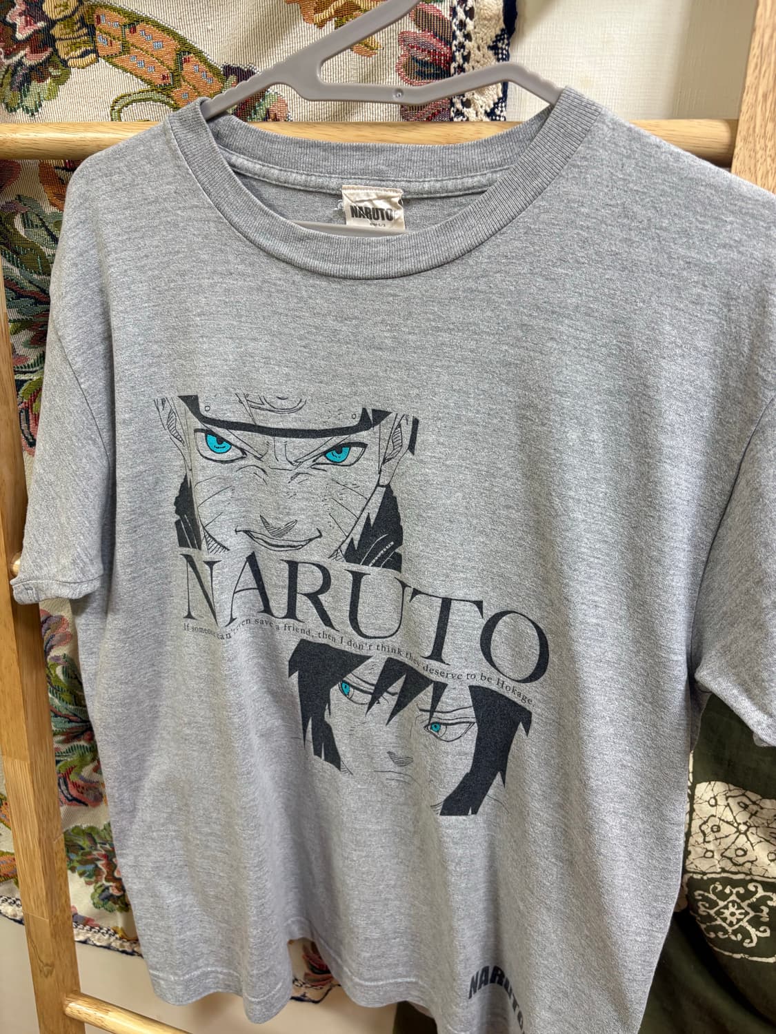 나루토 사스케 회색 반팔  상품이미지2