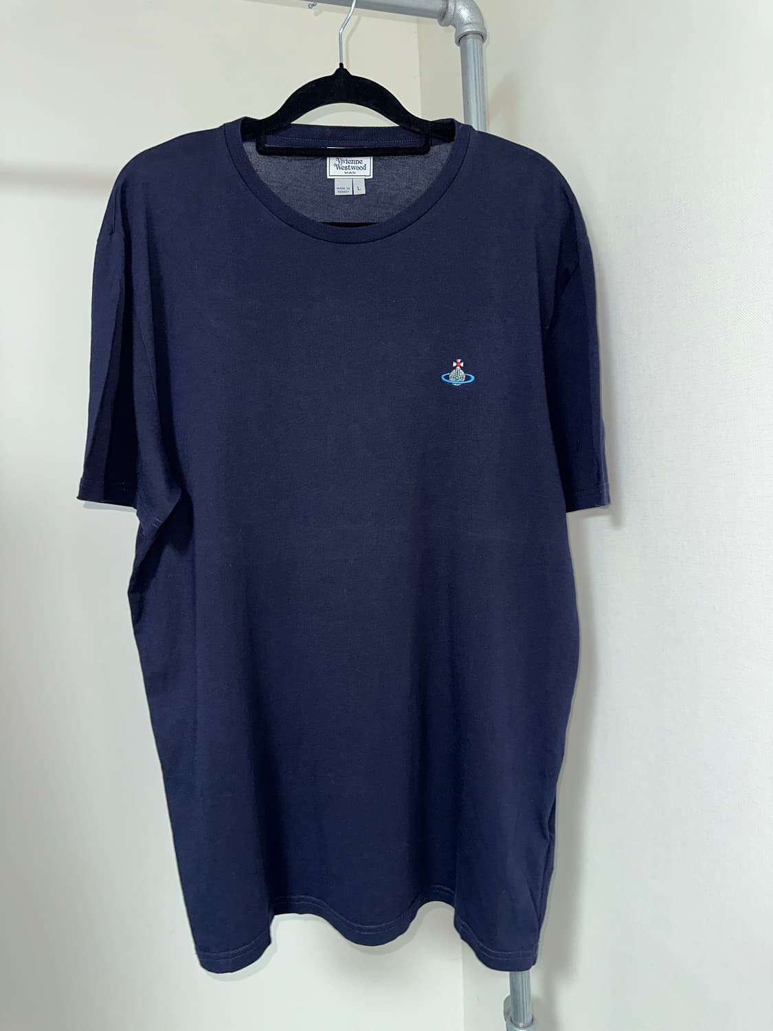 비비안웨스트우드 남자 반팔티 - NAVY 상품이미지1