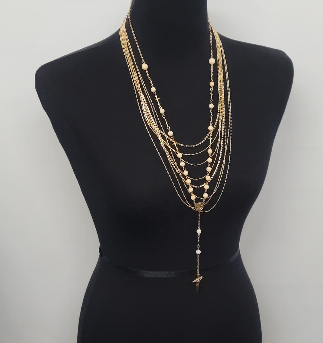 rosario cross necklace set 상품이미지2