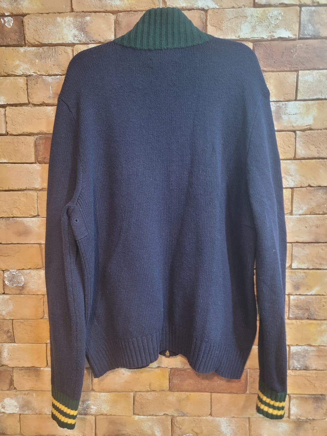 폴로 랄프로렌 빅포니 네이비 울 집업 가디건 XL 상품이미지2