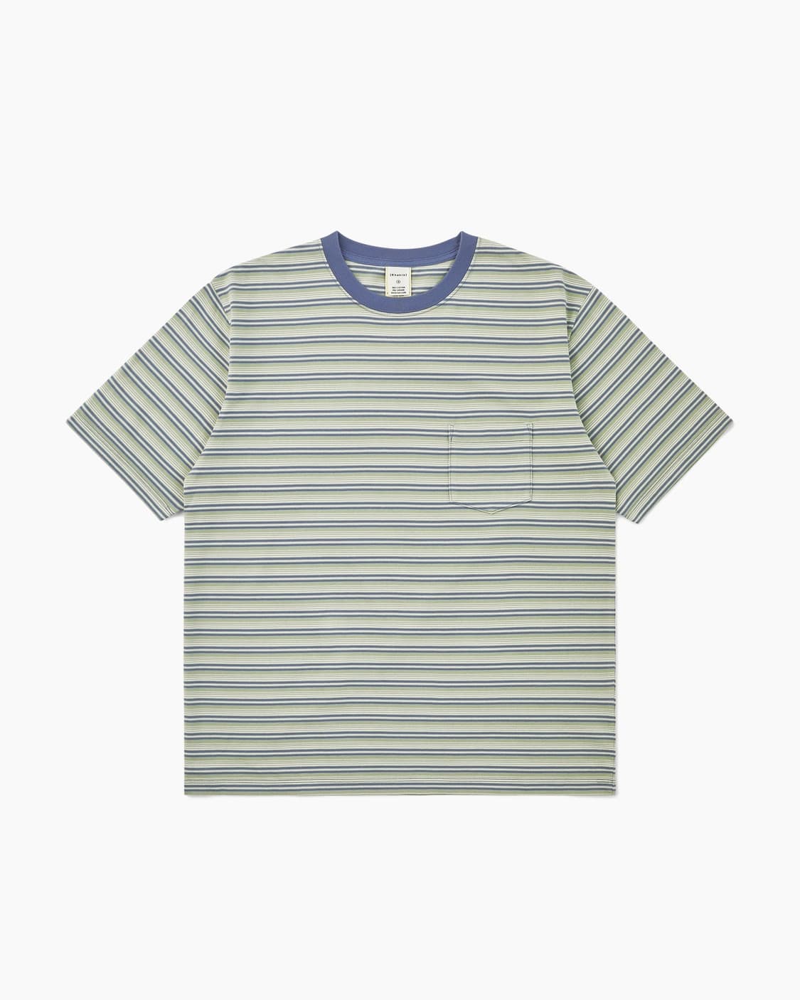 카키스 보더티 S Khakis Border S/S Tee Moss 상품이미지1