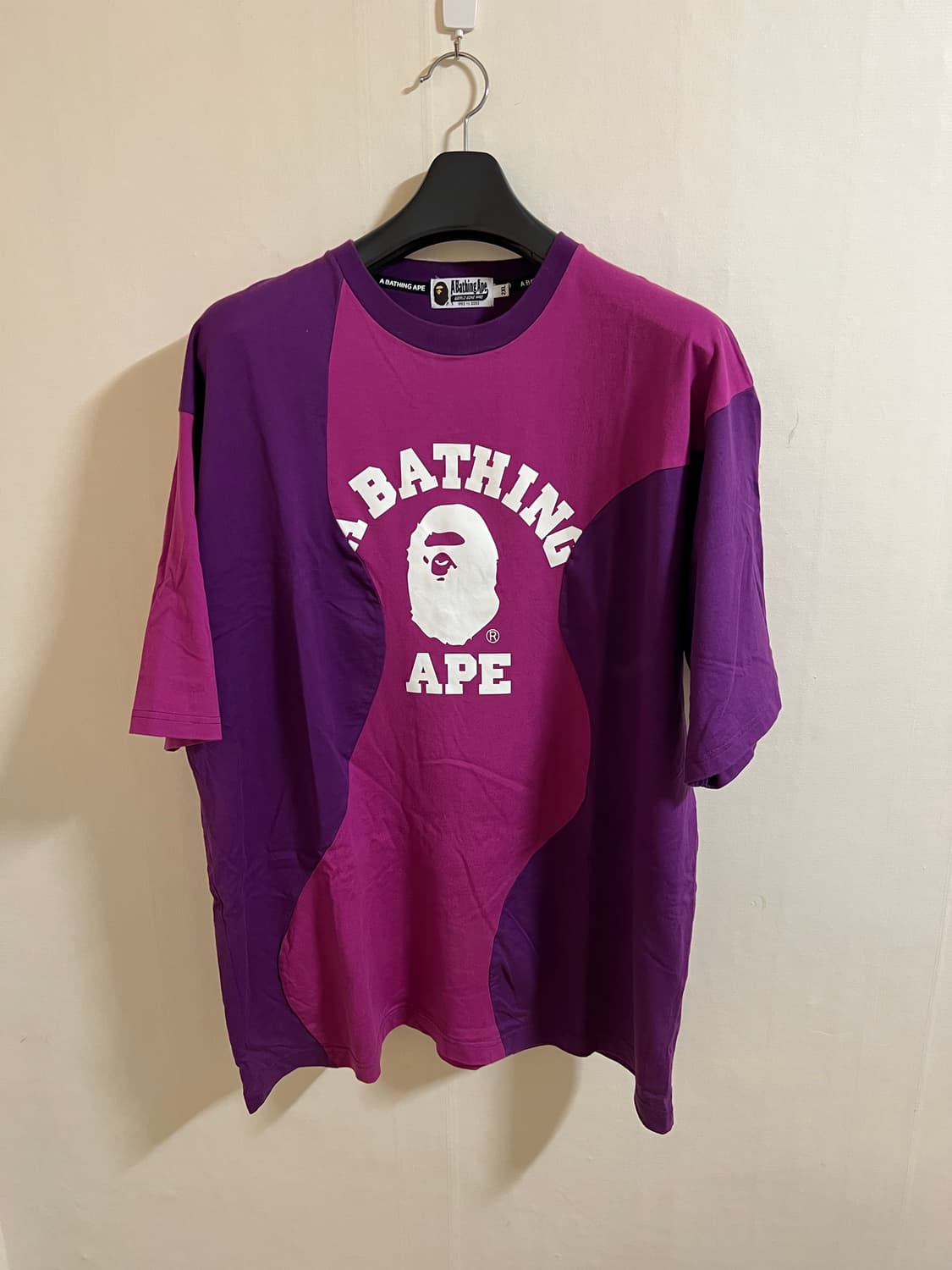 [2XL] A Bathing Ape 베이프 퍼플 반팔 상품이미지1