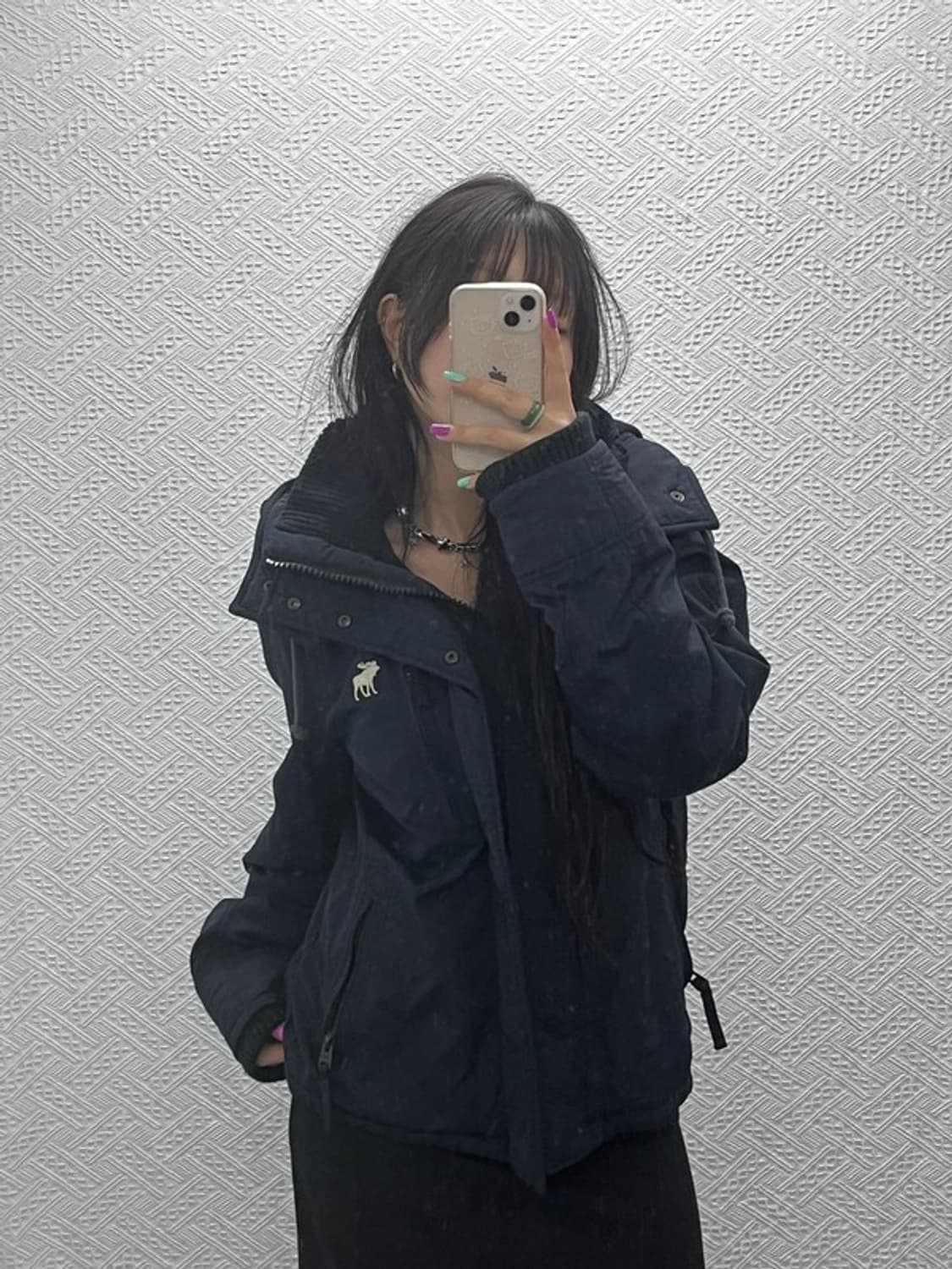 아베크롬비 캐주얼 약기모 바람막이 야상자켓  XL C07078 상품이미지1