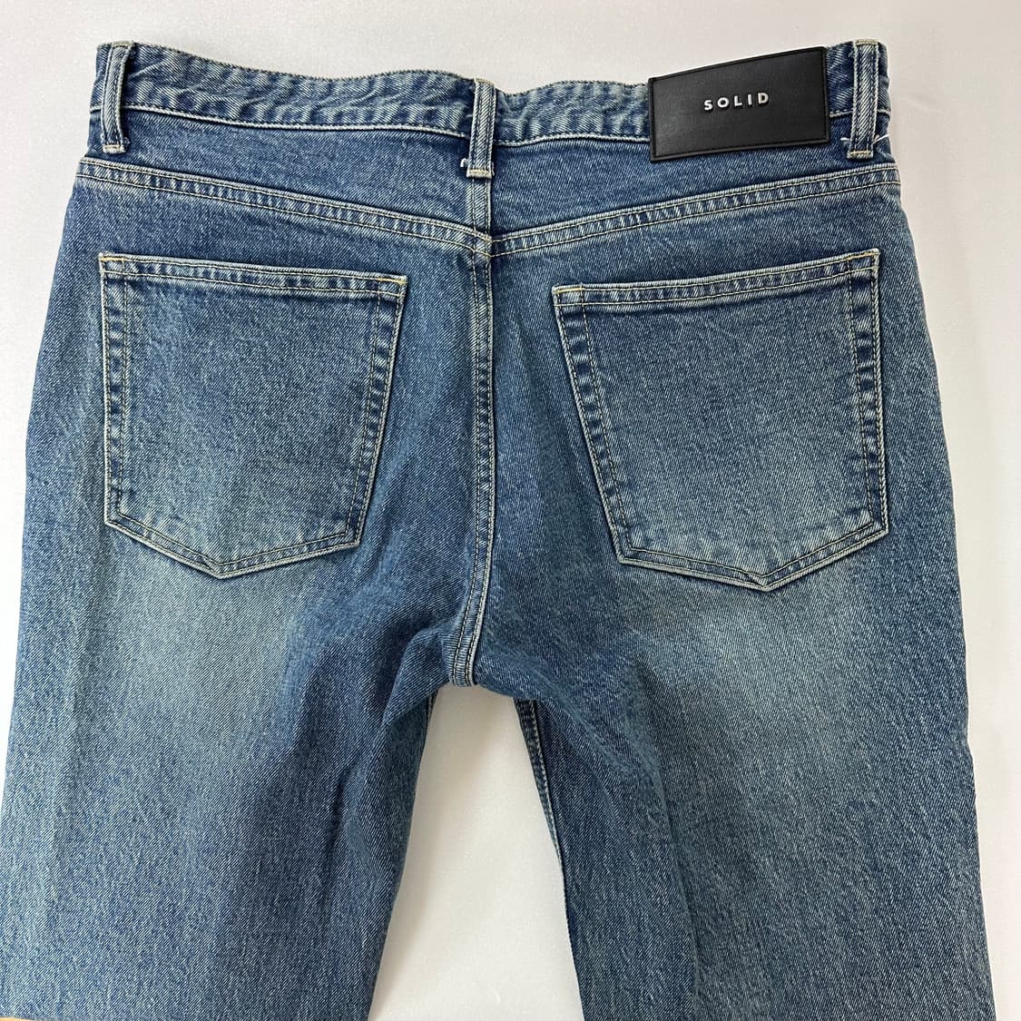 SOLID HOMME 솔리드옴므 레귤러 슬림핏 스판청바지 32 J12 상품이미지7