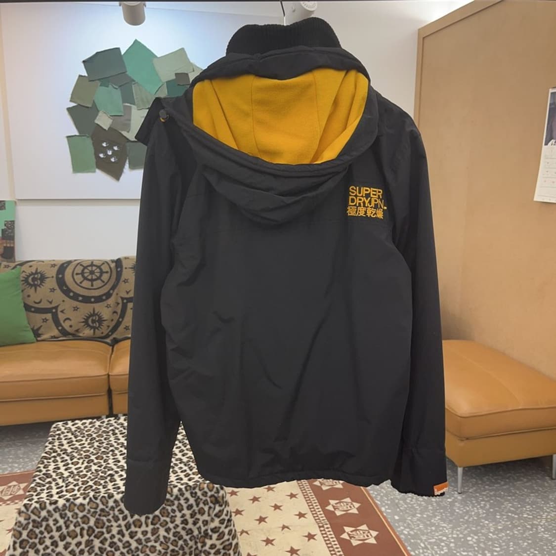 슈퍼드라이 재팬 스트릿 힙합 하이넥 바람막이 자켓 M C09383 상품이미지4