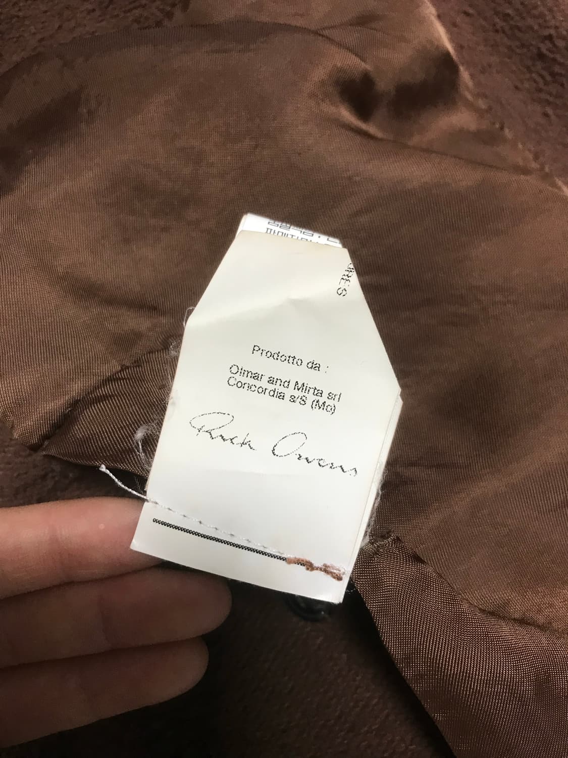 Rick Owens 2011 High Neck Leather Jacket 상품이미지8