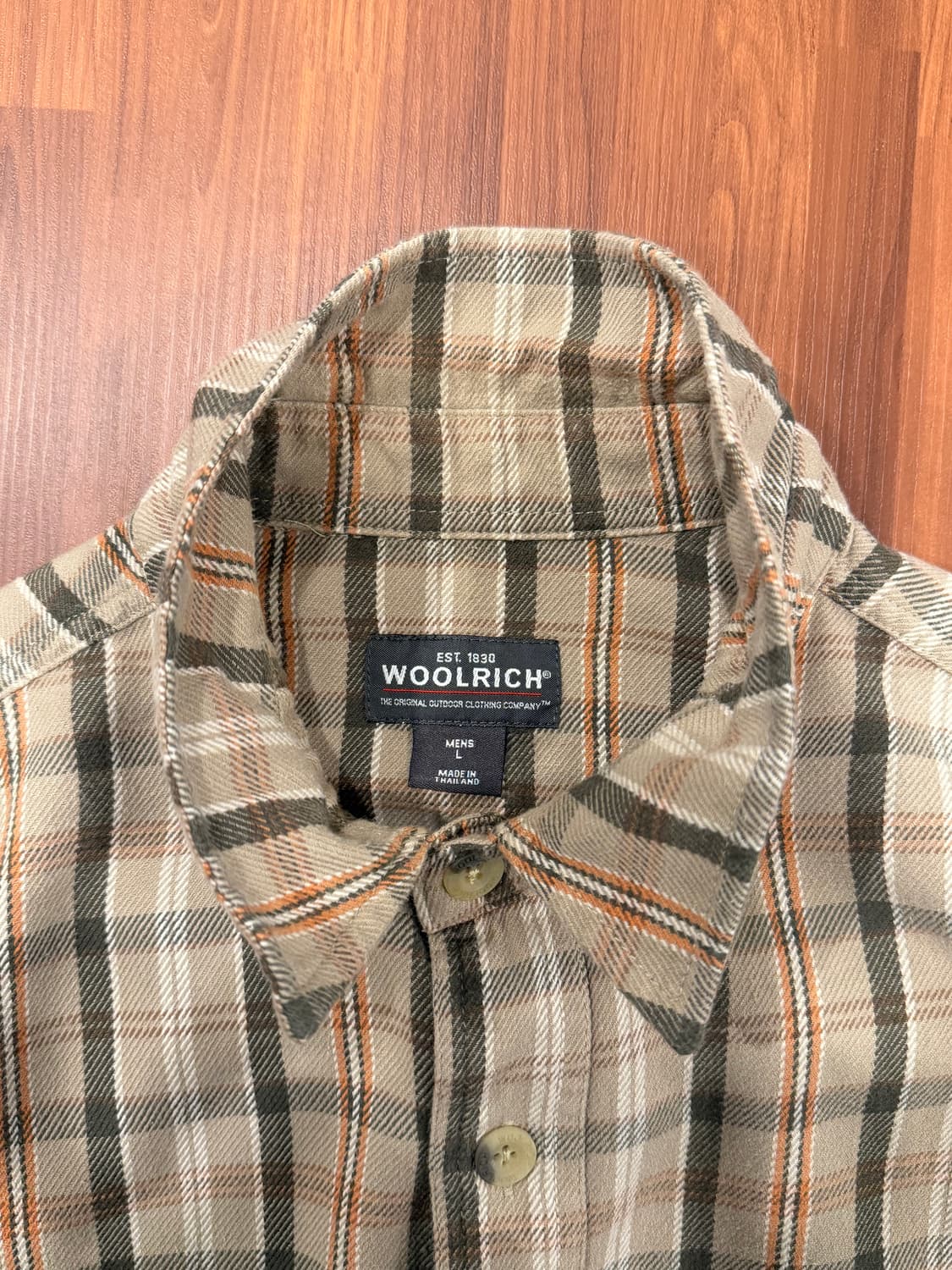 Woolrich 울리치 코튼 플란넬 체크 셔츠 상품이미지8
