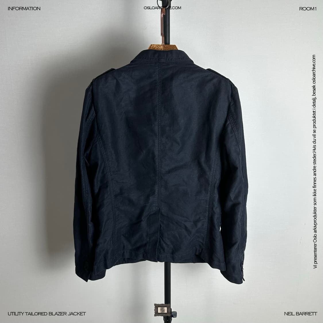 Neil Barrett Wool Blazer Jacket 상품이미지5