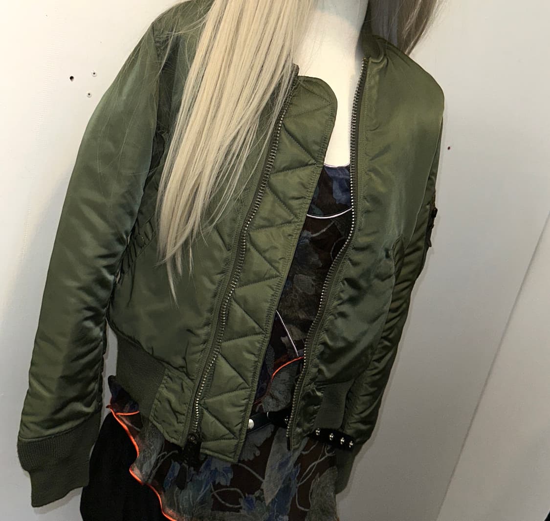 패딩)y2k 알파인더스트리 ma-1 (우먼) M  리버시블 상품이미지1