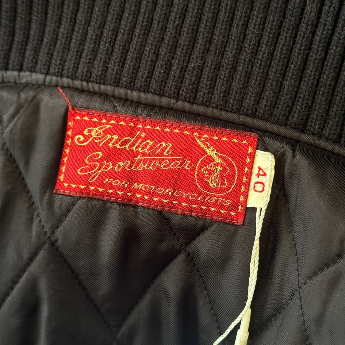 인디언 모터사이클 멜튼 울 카우하이드 자켓 상품이미지7